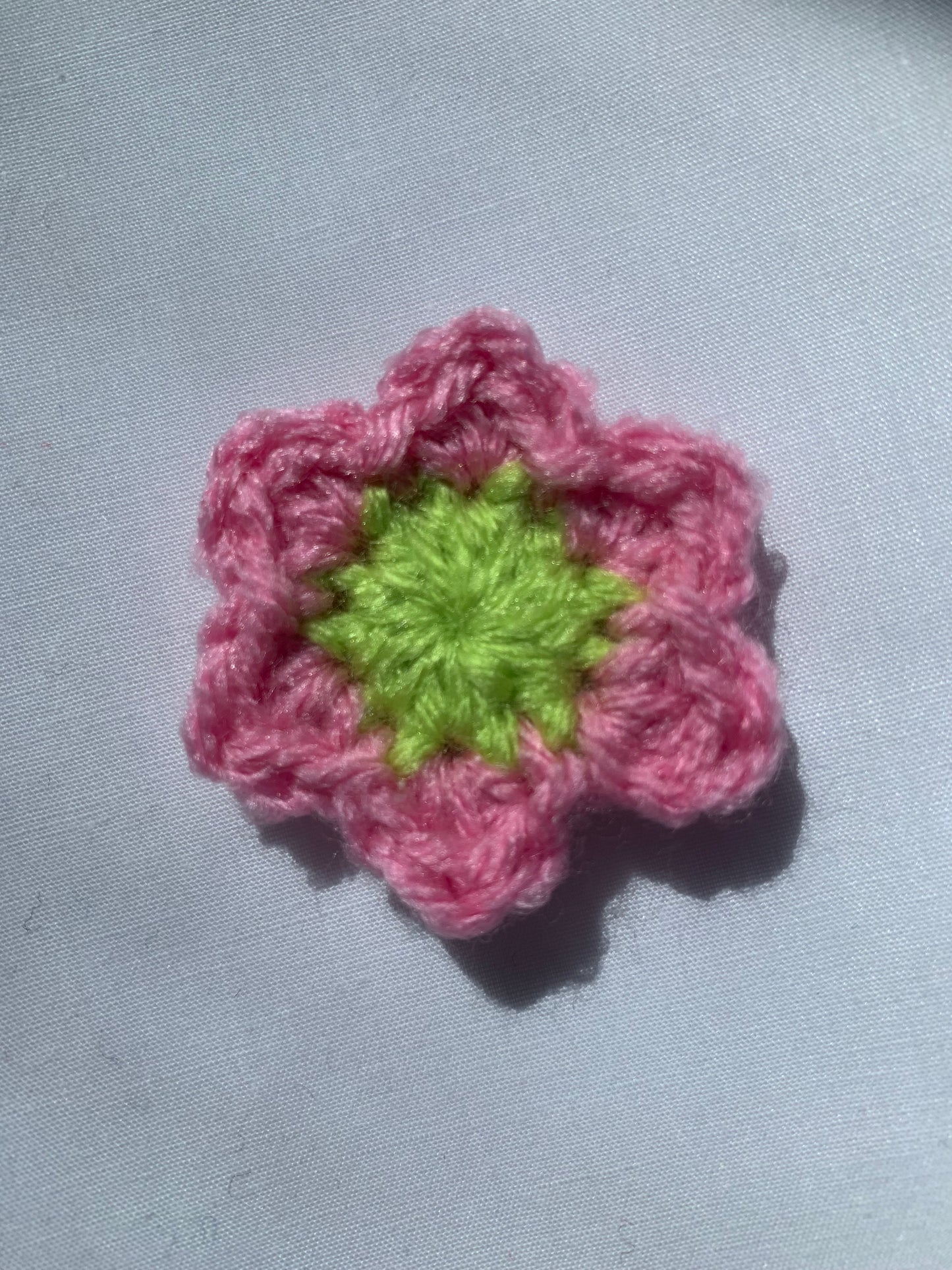 Crochet Flower Stickers