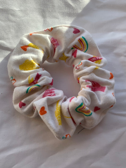 Rainbow Empowerment Mini Scrunchie