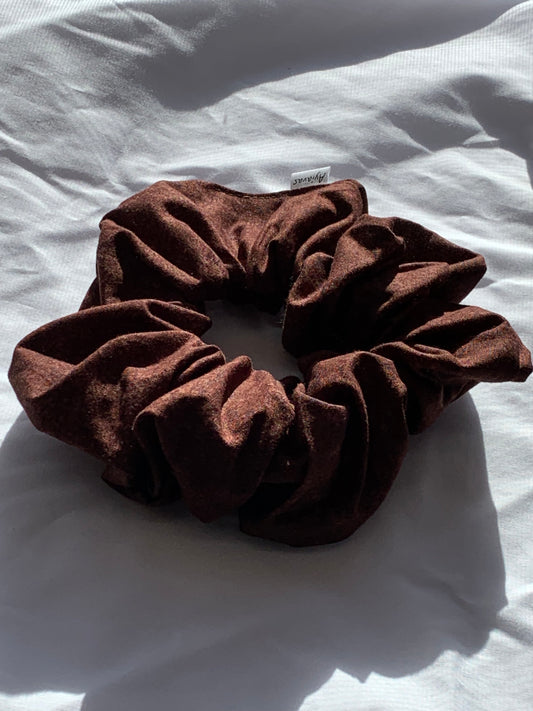 All Brown Jumbo Scrunchie