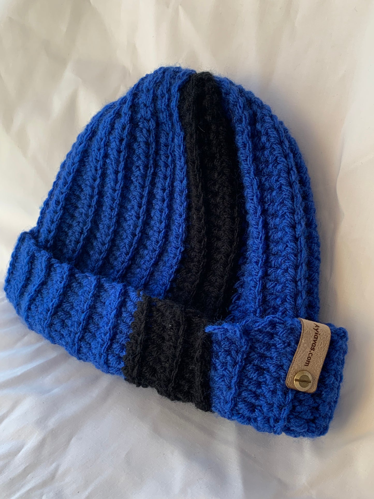 Royal Blue Crochet Beanie/Hat